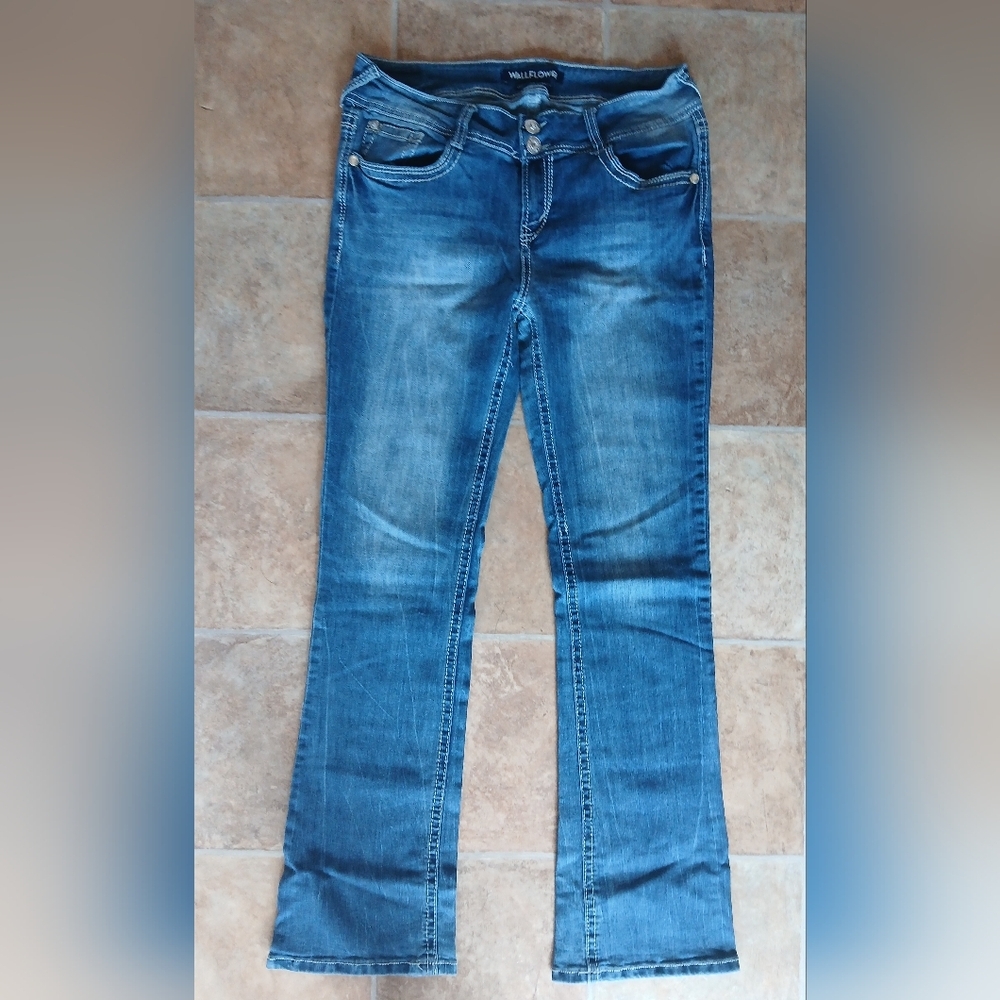 Wallflower Blue Boot Cut Jeans Classic Denim Style